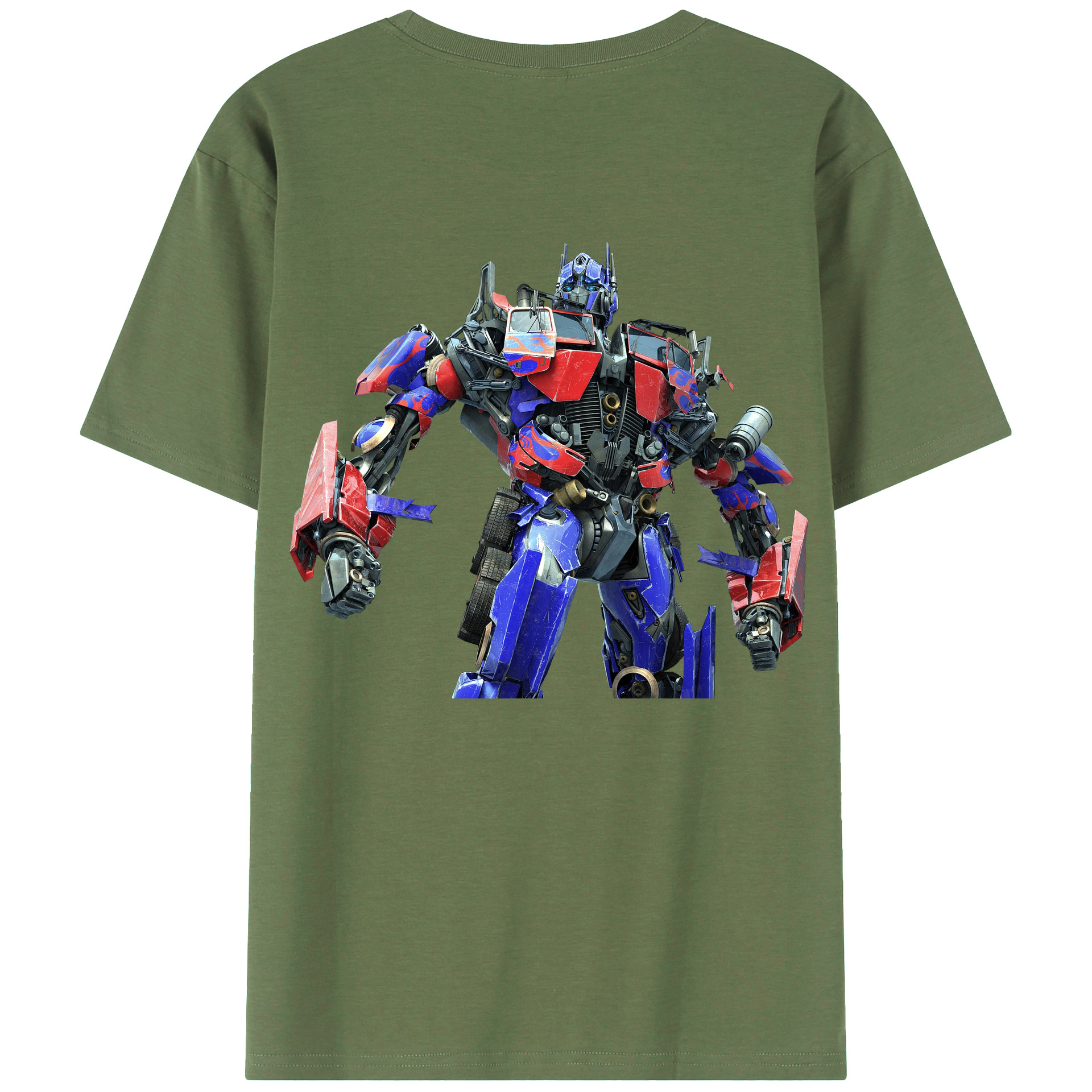 （画像用）  綿100％ メンズ半袖Tシャツ（バックプリント） 通気性